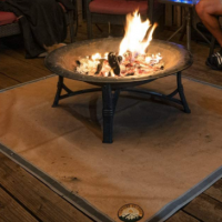 Best Fire Pit Mat for Wood Deck 