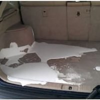 HOW TO CLEAN MILKSHAKE FROM CAR CARPET
