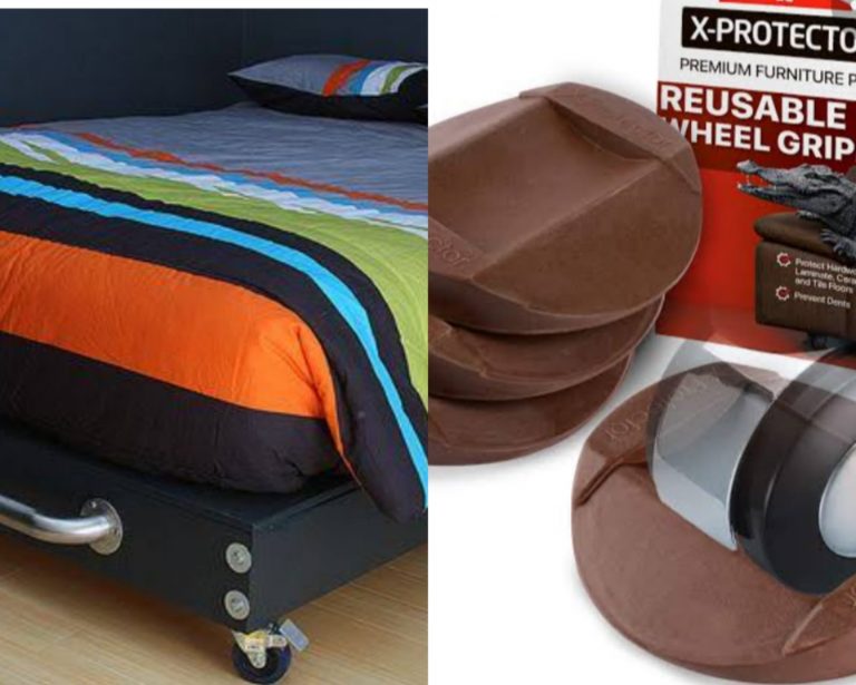 How To Protect Hardwood Floors From Bed With Wheels? Cute Floor