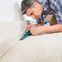 How to fill gap between carpet and baseboard